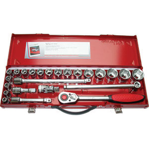 971GE - SETS OF SOCKETS - Orig. Gedore red